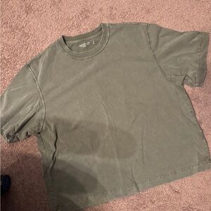 abercrombie and fitch Olive Green T-Shirt